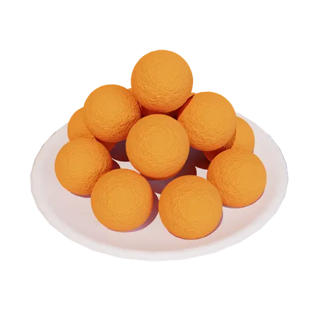 Sweet Potato Ball  3D Icon