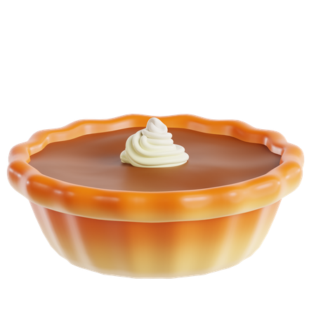 Sweet Potato Pie  3D Icon