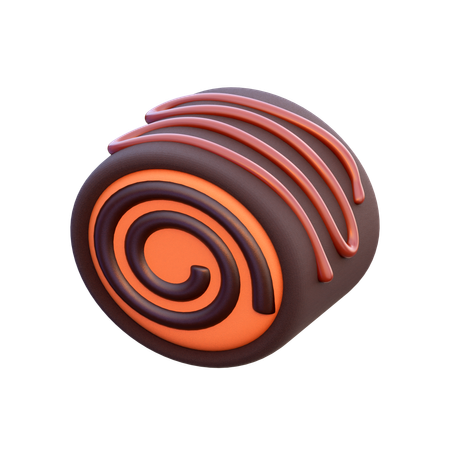 Sweet Roll  3D Icon
