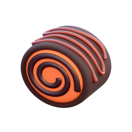 Sweet Roll  3D Icon