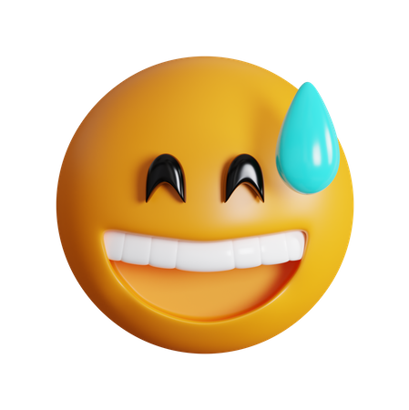 Sweet Smile Face  3D Icon