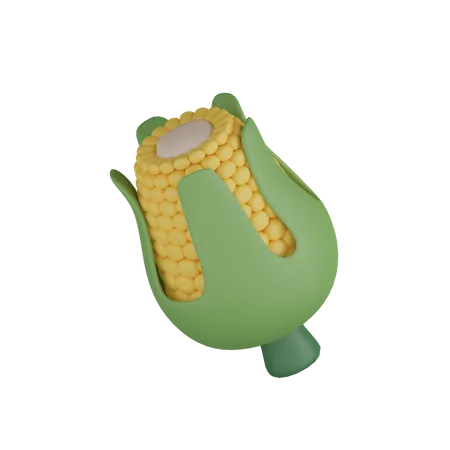 Sweetcorn  3D Icon