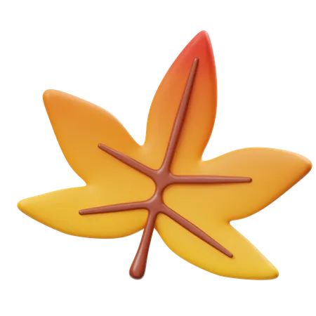 Sweetgum Leaf  3D Icon