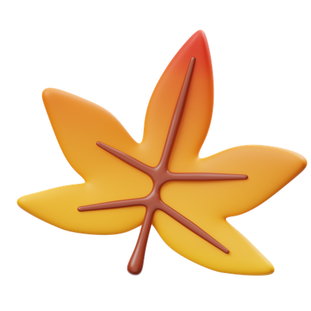 Sweetgum Leaf  3D Icon