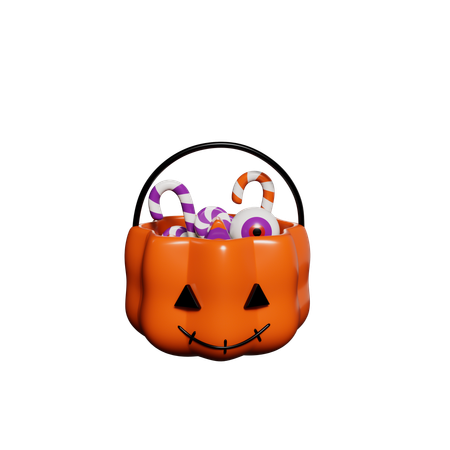 Sweets Bucket  3D Icon