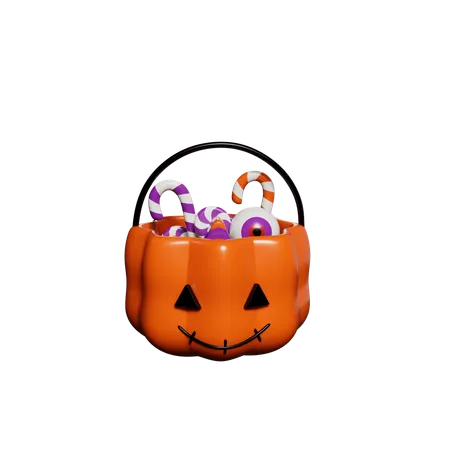 Sweets Bucket  3D Icon