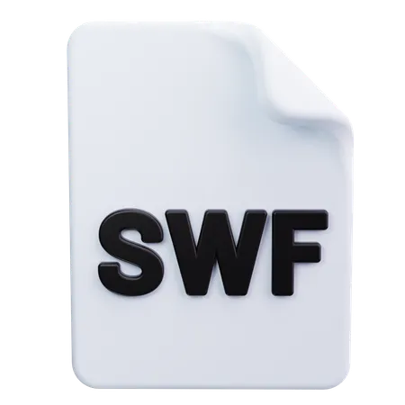 Swf File  3D Icon