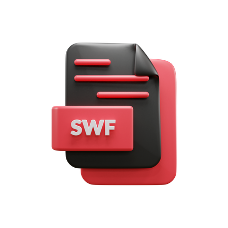 Swf File  3D Icon