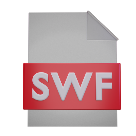 Swf File  3D Icon