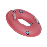 3d swim ring logo