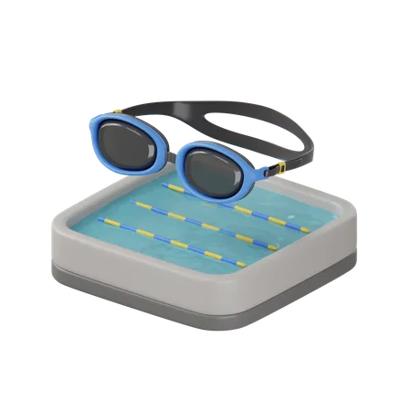 Swimming  3D Icon