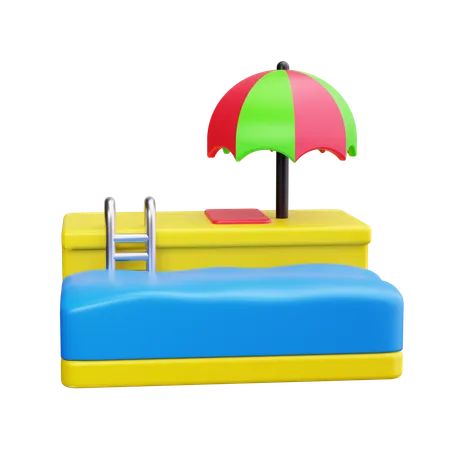 Swimming  3D Icon