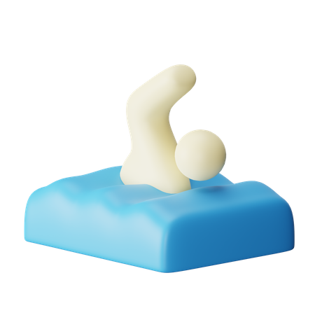 Swimming  3D Icon