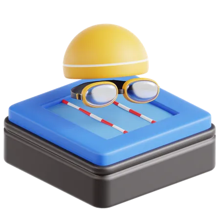 Swimming  3D Icon