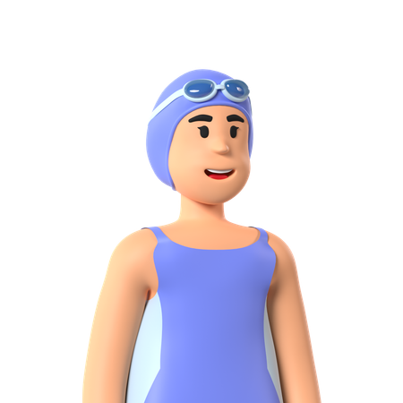 Swimming  3D Icon