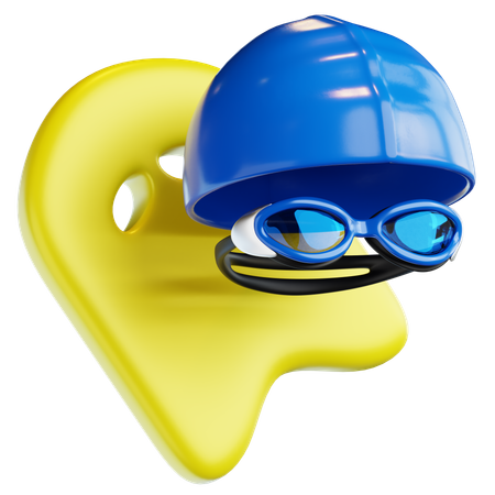Swimming  3D Icon