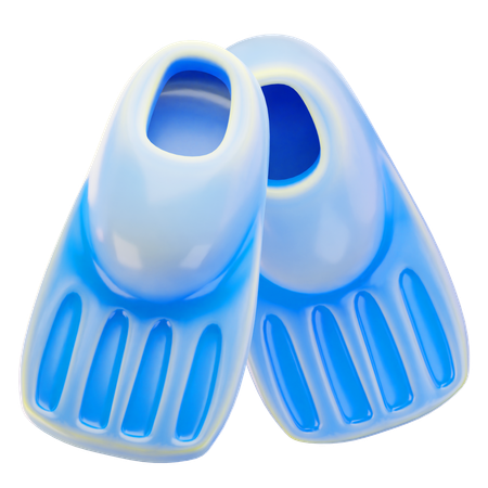 Swimming Fins  3D Icon
