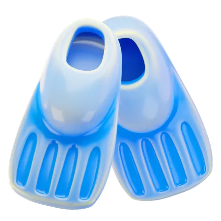 Swimming Fins  3D Icon