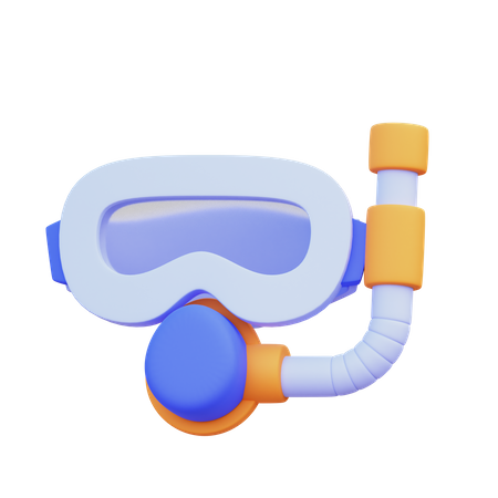 Swimming Glasses  3D Icon