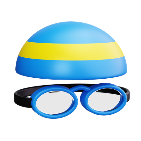 Swimming goggles  3D Icon