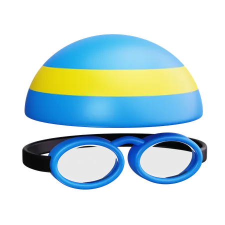 Swimming goggles  3D Icon