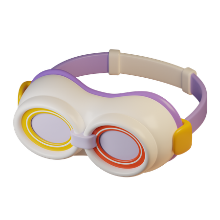 Swimming goggles  3D Icon