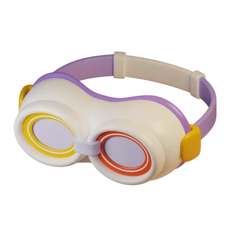 Swimming goggles  3D Icon