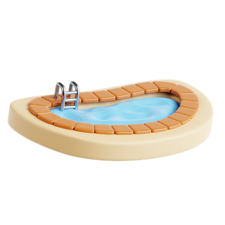 Swimming pool  3D Icon