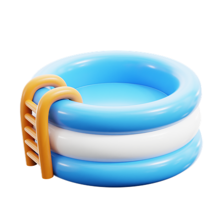 スイミングプール  3D Icon