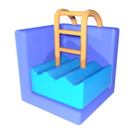 Swimming Pool  3D Icon