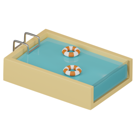 Swimming Pool  3D Icon