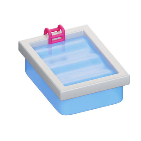 Swimming Pool  3D Icon