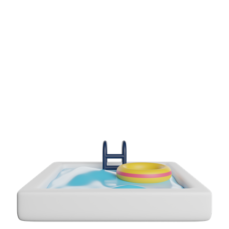 Swimming Pool  3D Icon