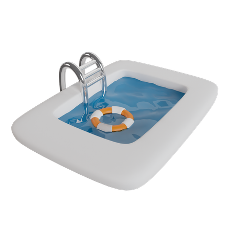 Swimming Pool  3D Icon