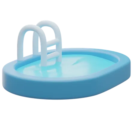 Swimming Pool  3D Icon