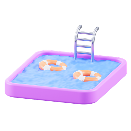 Swimming Pool  3D Icon