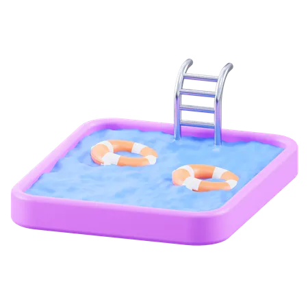 Swimming Pool  3D Icon