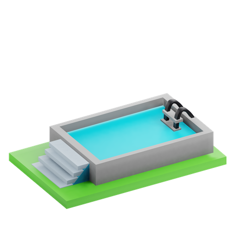 Swimming Pool  3D Icon