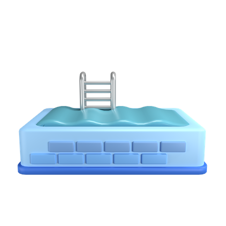 Swimming Pool  3D Icon