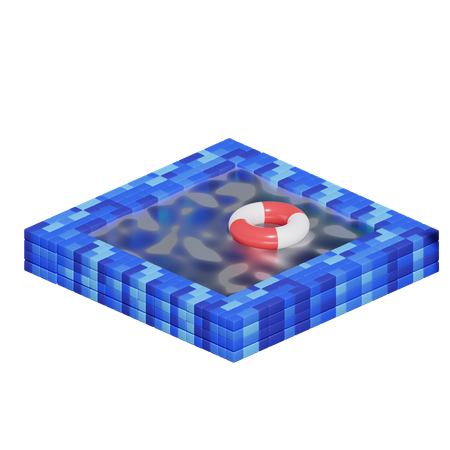 Swimming Pool  3D Icon