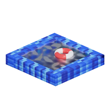 Swimming Pool  3D Icon
