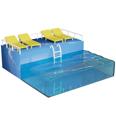 Swimming Pool  3D Illustration