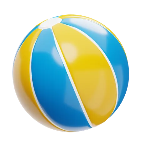 Swimming Pool Ball  3D Icon