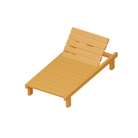 Swimming Pool Bed  3D Icon