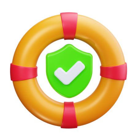 Swimming protection  3D Icon