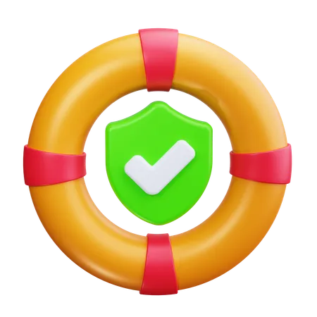 Swimming protection  3D Icon