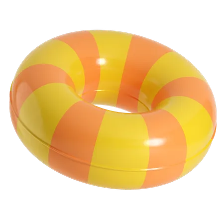 Swimming Ring Illustration In 3 D Design 3D Icon