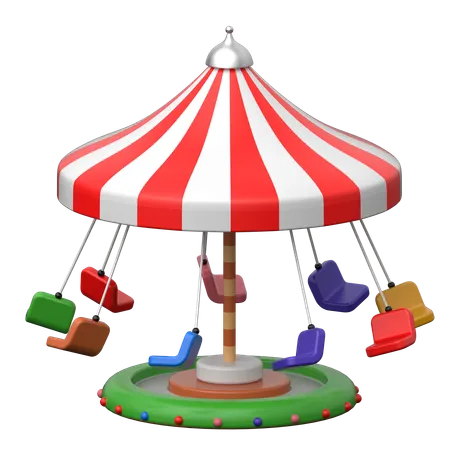 Swing Ride  3D Icon