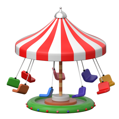 Swing Ride  3D Icon