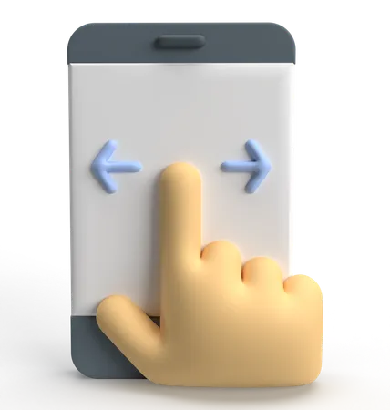 Swipe  3D Icon